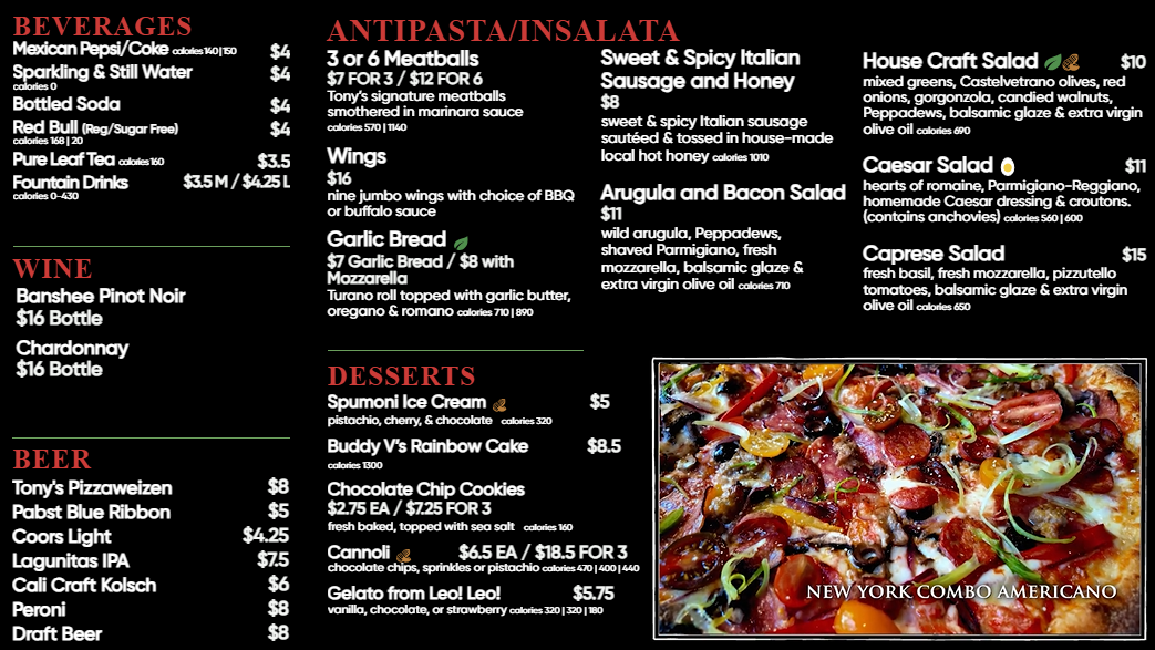 Vistify Menu Board Design