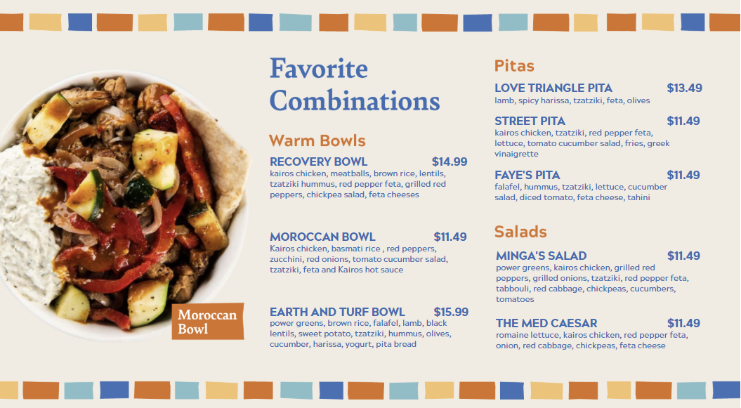Vistify Menu Board Design